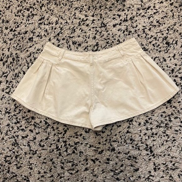 Free People We The Free Shorts Pleats Size 30 Y2K inspired Short School Girl - Picture 8 of 12